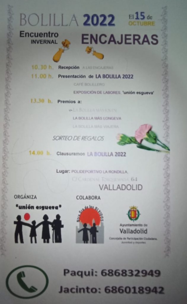 Encuentro Encajeras Invernal Bolilla 2022 - Valladolid