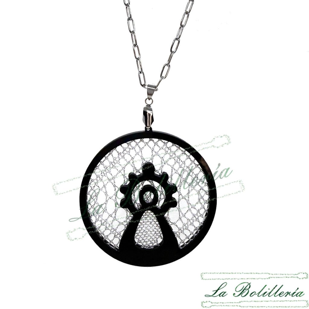 Collar Virgen del Pilar - La Bolillería - Tu Lugar par el Arte de Los Bolillos
