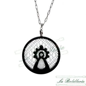Collar Virgen del Pilar - La Bolillería - Tu Lugar par el Arte de Los Bolillos