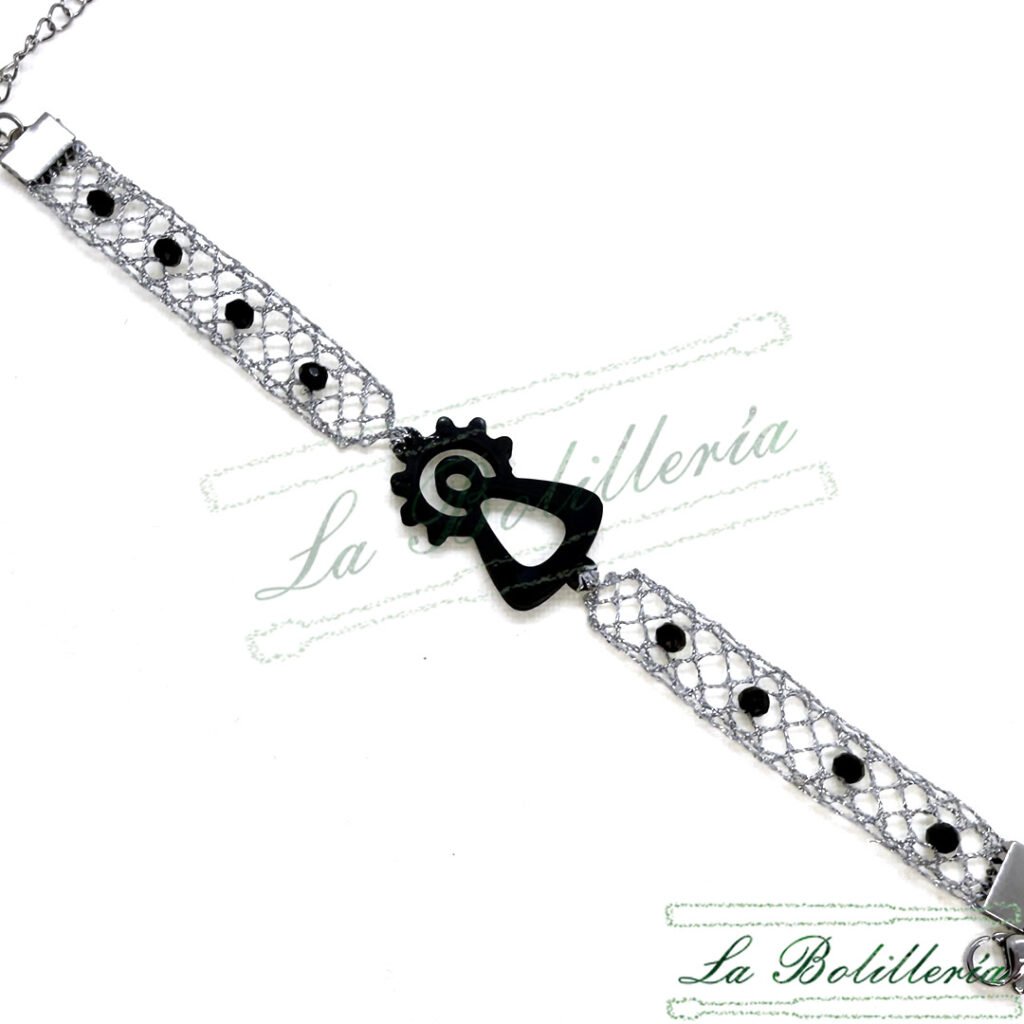 Pulsera Virgen del Pilar - La Bolillería - Tu Lugar par el Arte de Los Bolillos