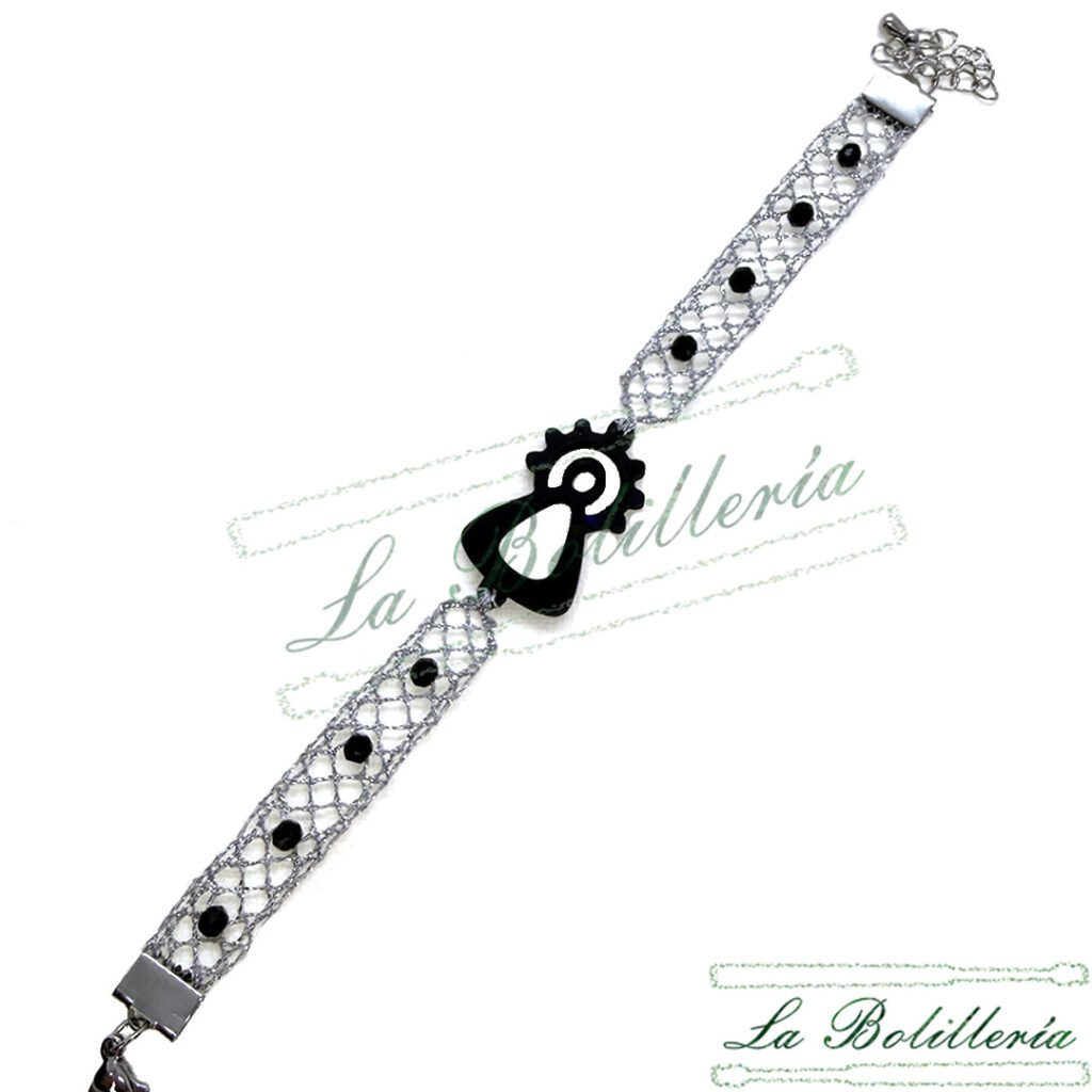 Pulsera Virgen del Pilar - La Bolillería - Tu Lugar par el Arte de Los Bolillos