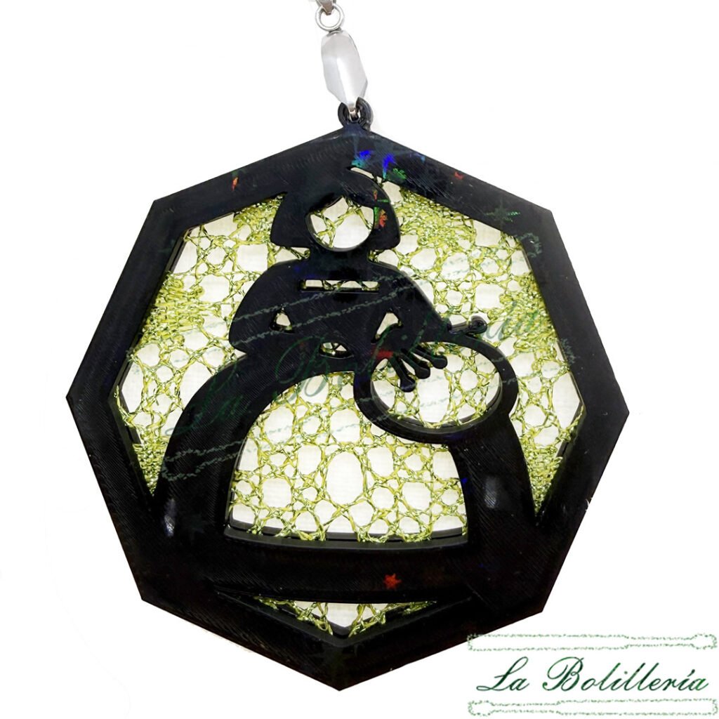 Collar Menina Encajera - La Bolillería - Tu Lugar par el Arte de Los Bolillos