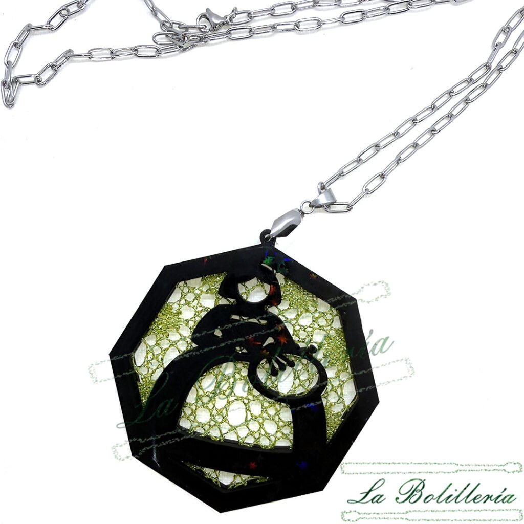 Collar Menina Encajera - La Bolillería - Tu Lugar par el Arte de Los Bolillos