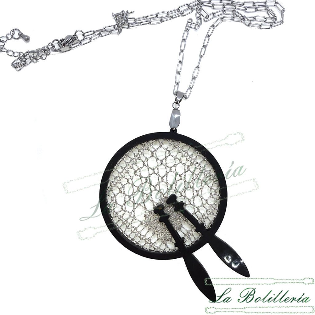 Collar Lace Bobbins - La Bolillería - Tu Lugar par el Arte de Los Bolillos