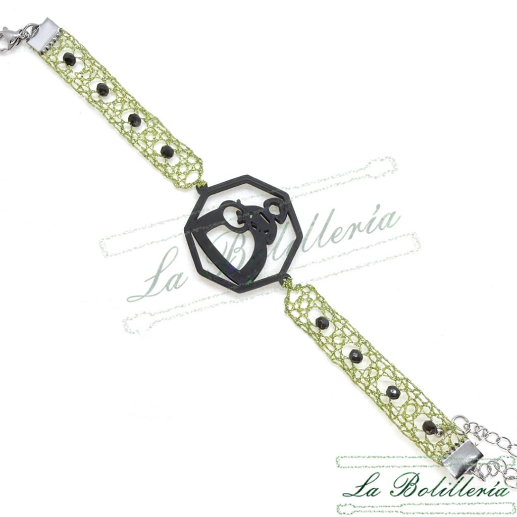 Pulsera Menina Encajera - La Bolillería - Tu Lugar par el Arte de Los Bolillos