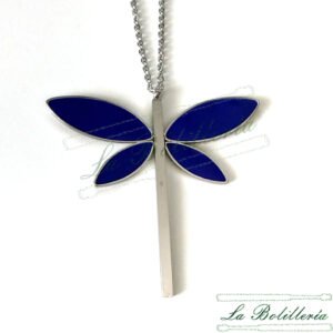 Collar Libélula - La Bolillería - Tu Lugar par el Arte de Los Bolillos