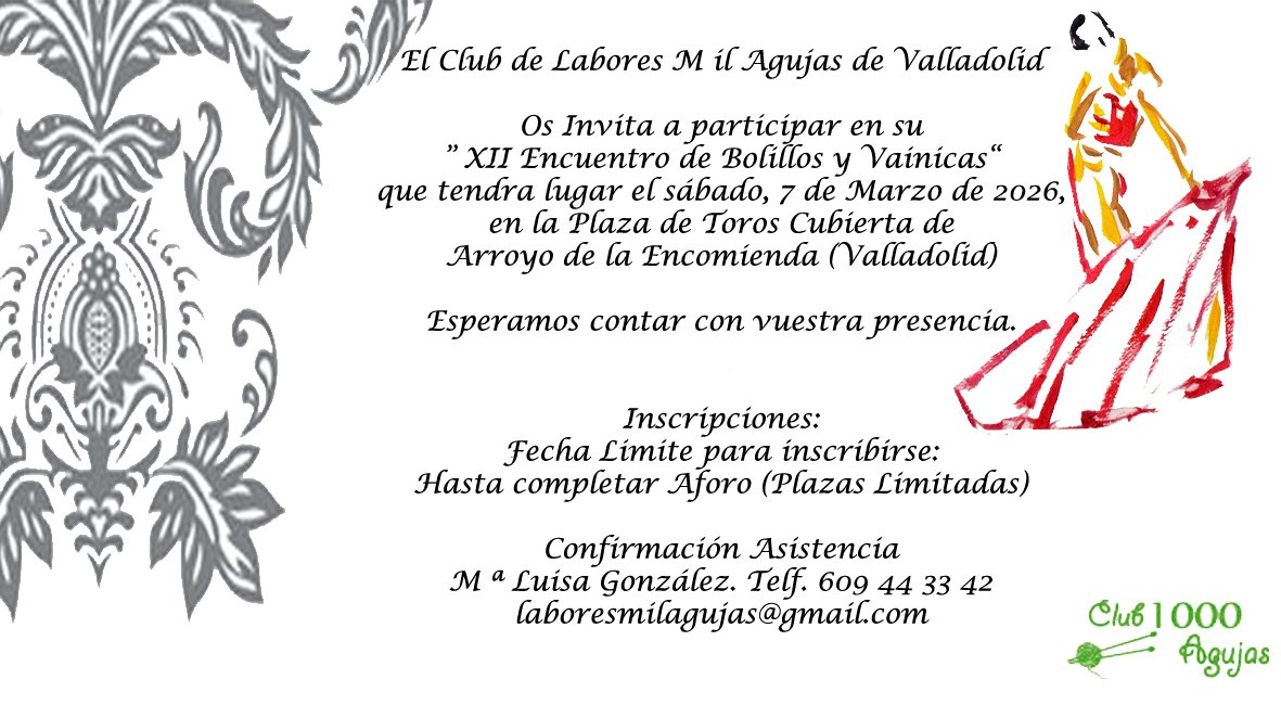 XII Encuentro de Bolillos y Vaínicas en Arroyo de la Encomienda – Valladolid