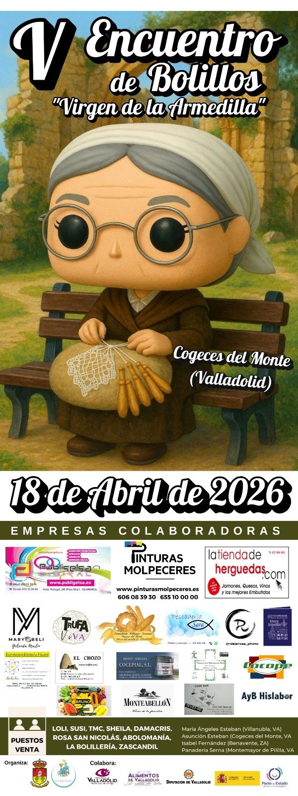 V Encuentro de Bolillos «Virgen de la Armedilla» Cogeces del Monte – Valladolid