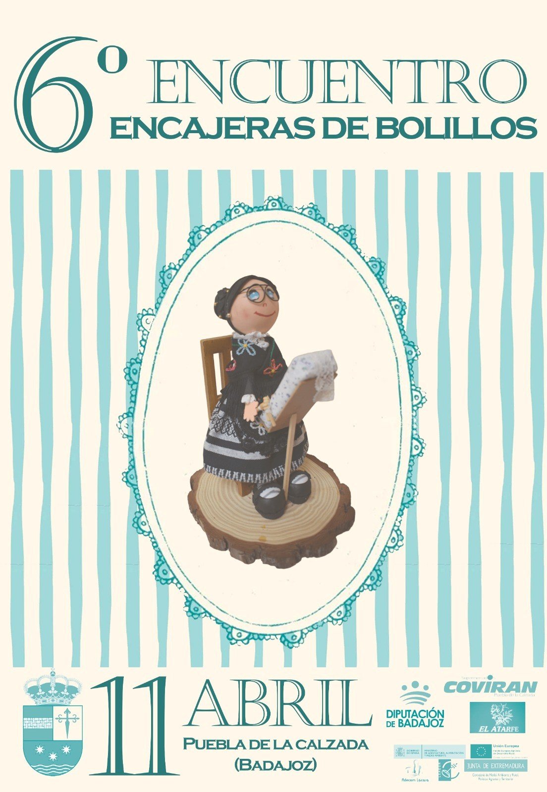 6º Enuentro Encajeras de Bolillos en Puebla de la Calzada – Badajoz