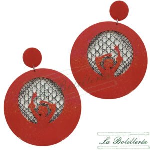 Pendientes Dama con Duende - La Bolillería - Tu Lugar par el Arte de Los Bolillos