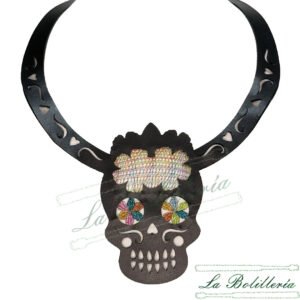 Collar Catrina - La Bolillería - Tu Lugar par el Arte de Los Bolillos