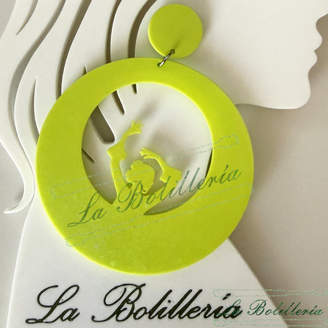 Pendientes Dama con Duende - La Bolillería - Tu Lugar par el Arte de Los Bolillos