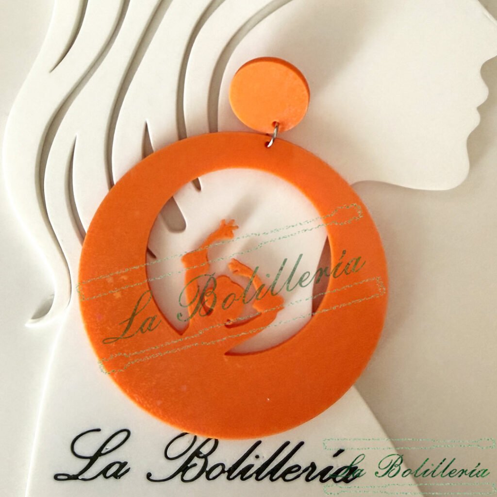 Pendientes Dama con Duende - La Bolillería - Tu Lugar par el Arte de Los Bolillos