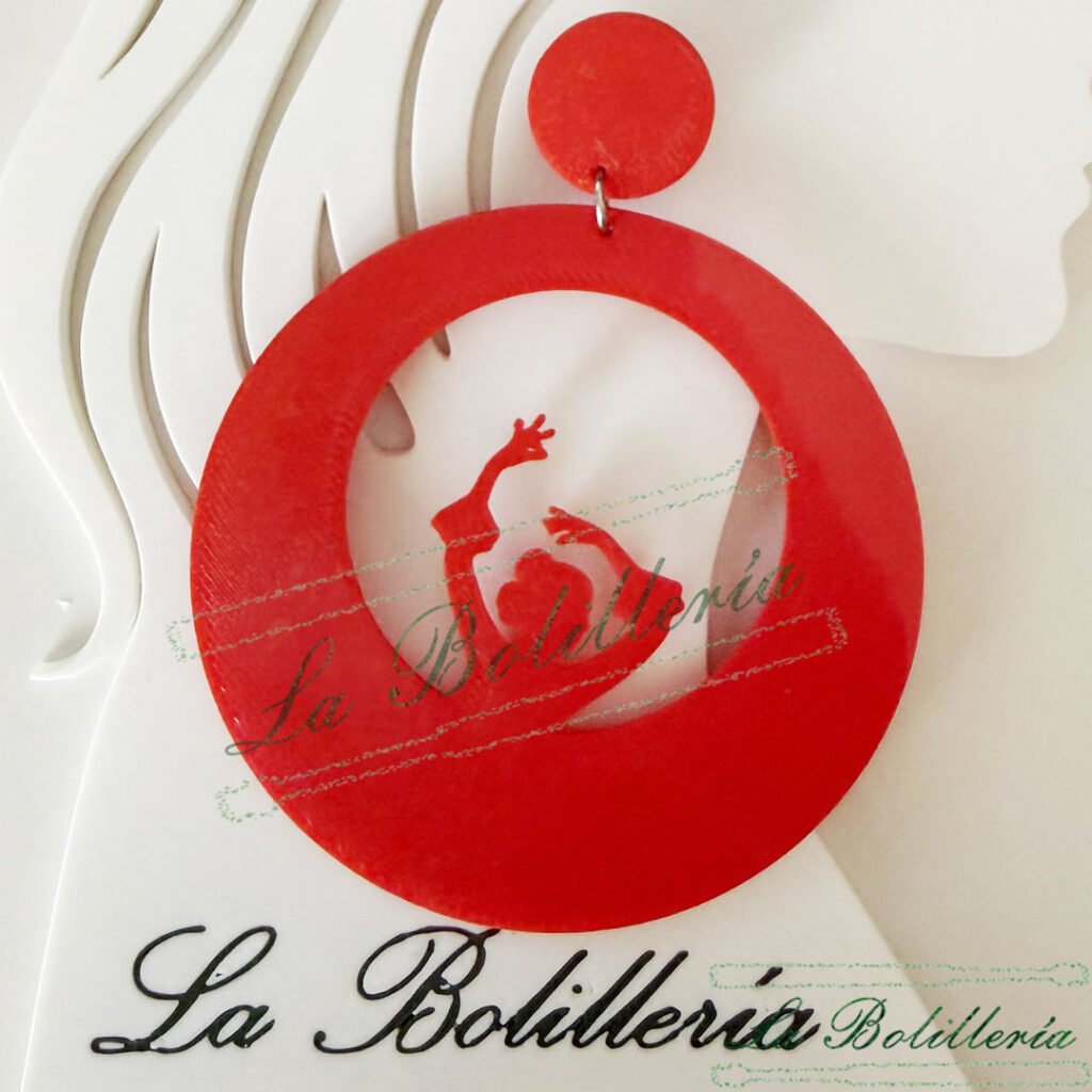 Pendientes Dama con Duende - La Bolillería - Tu Lugar par el Arte de Los Bolillos