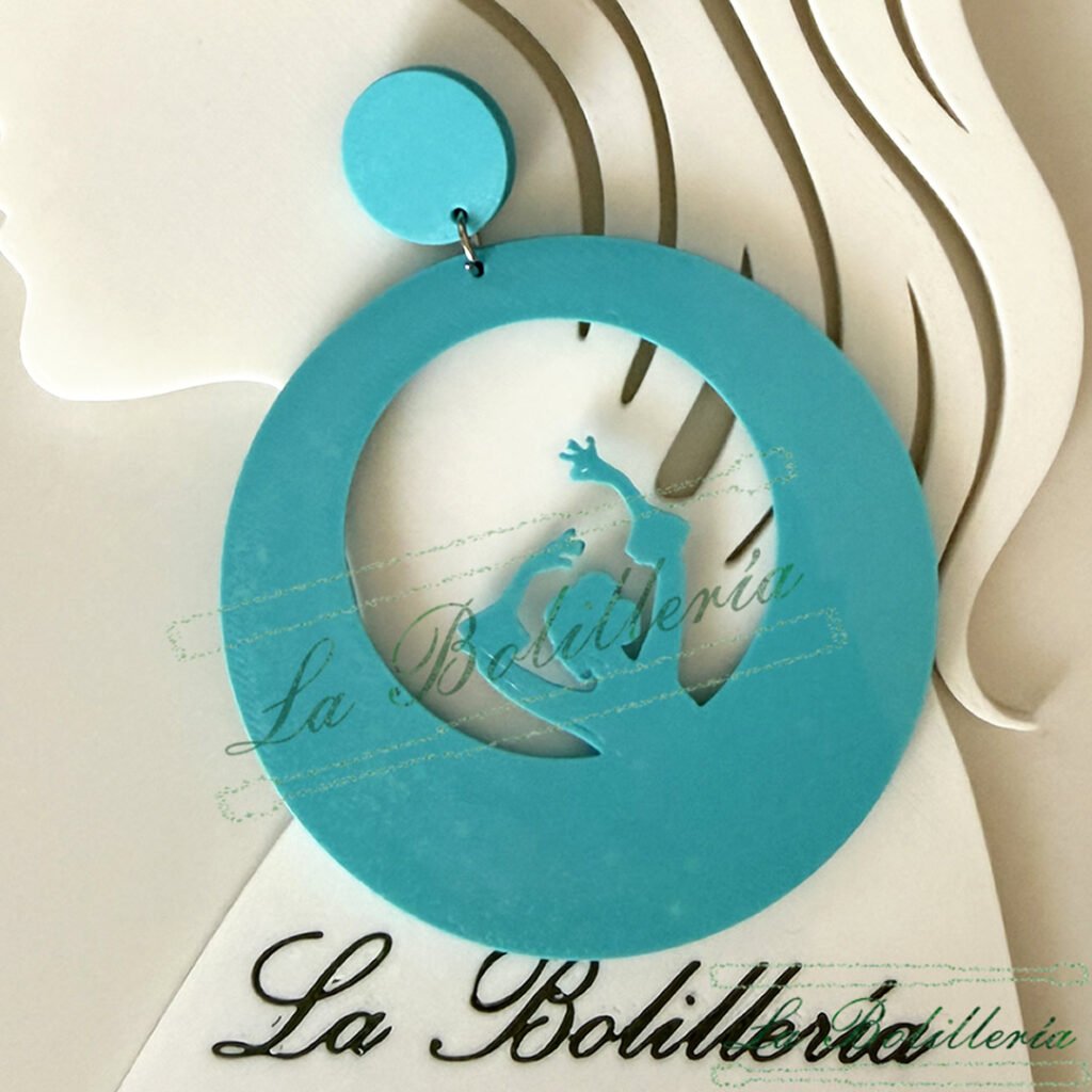Pendientes Dama con Duende - La Bolillería - Tu Lugar par el Arte de Los Bolillos