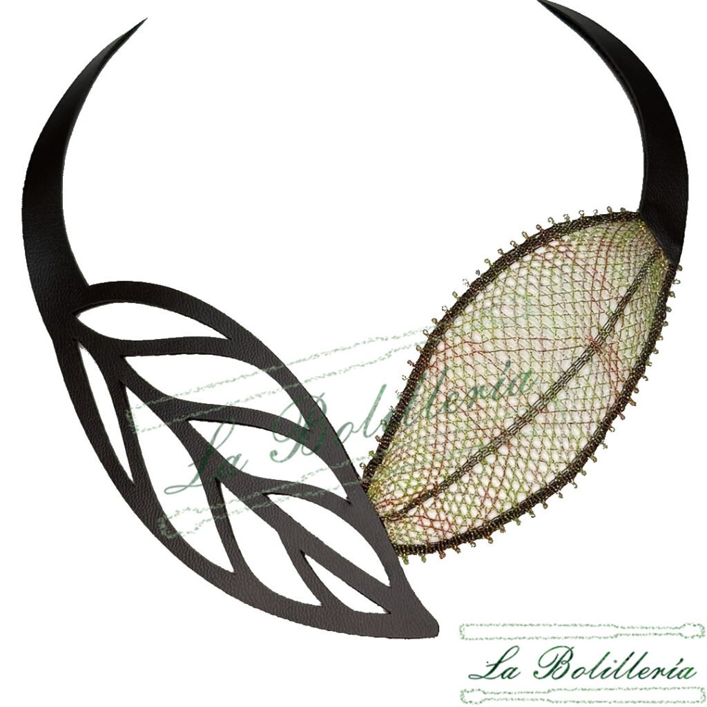Collar Otoñal - La Bolillería - Tu Lugar par el Arte de Los Bolillos