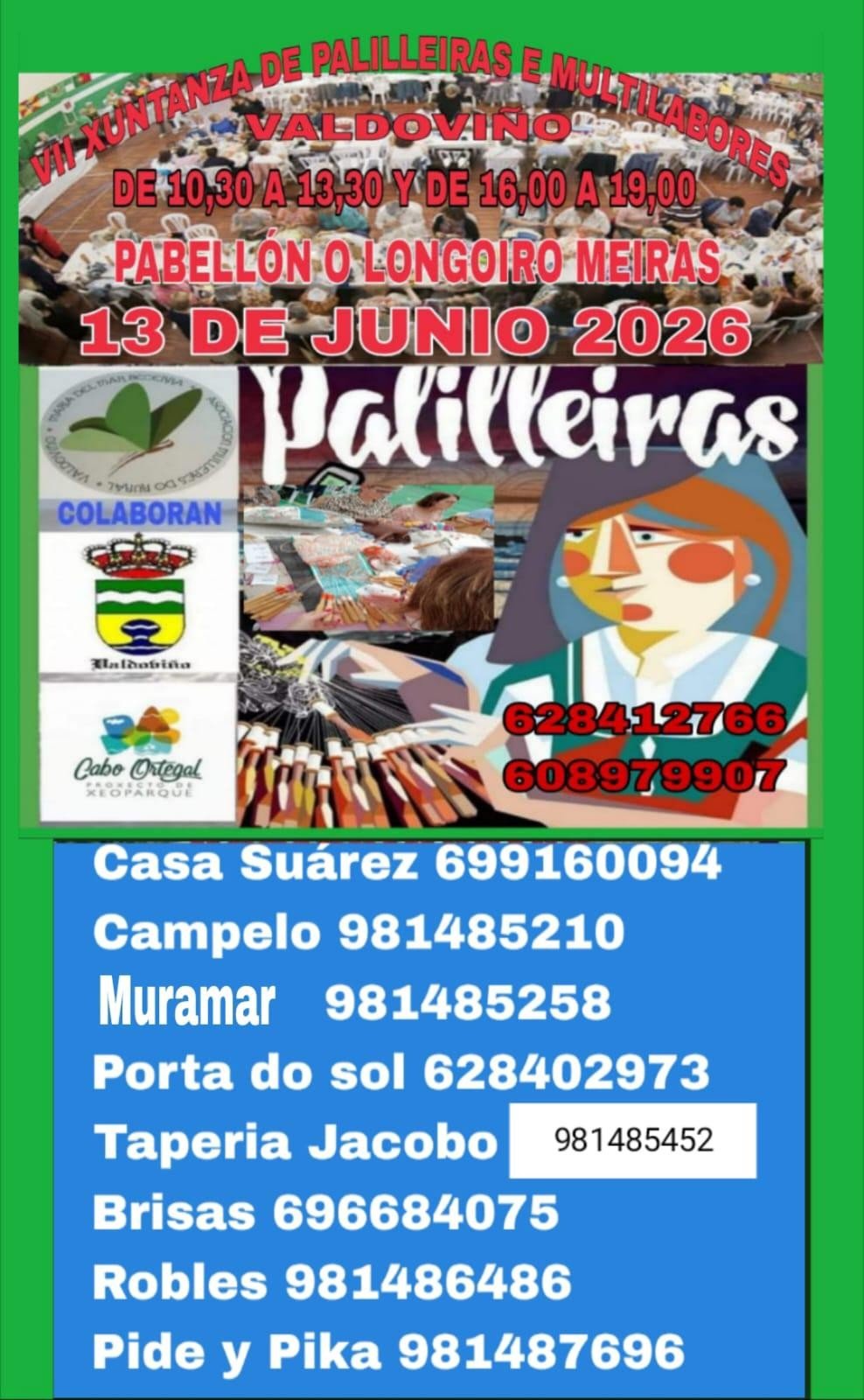 VII Xuntaza de Palilleiras e Multilabores Valdoviño – A Coruña