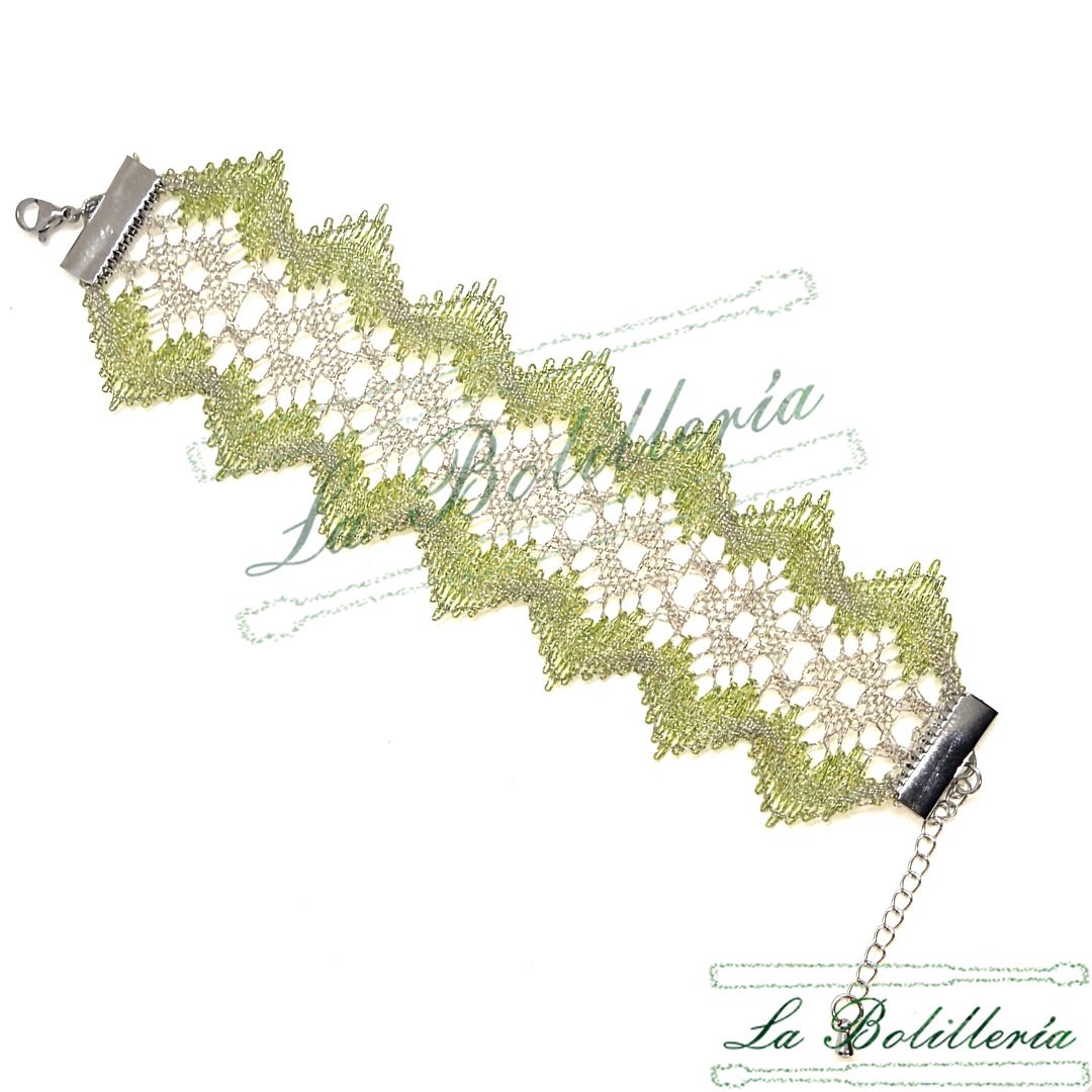 Pulsera Astra - La Bolillería - Tu Lugar par el Arte de Los Bolillos