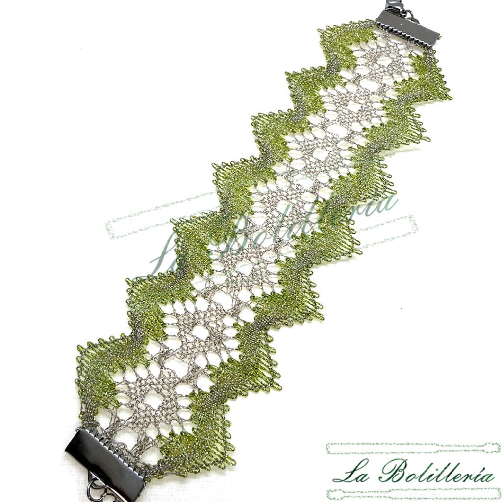 Pulsera Astra - La Bolillería - Tu Lugar par el Arte de Los Bolillos