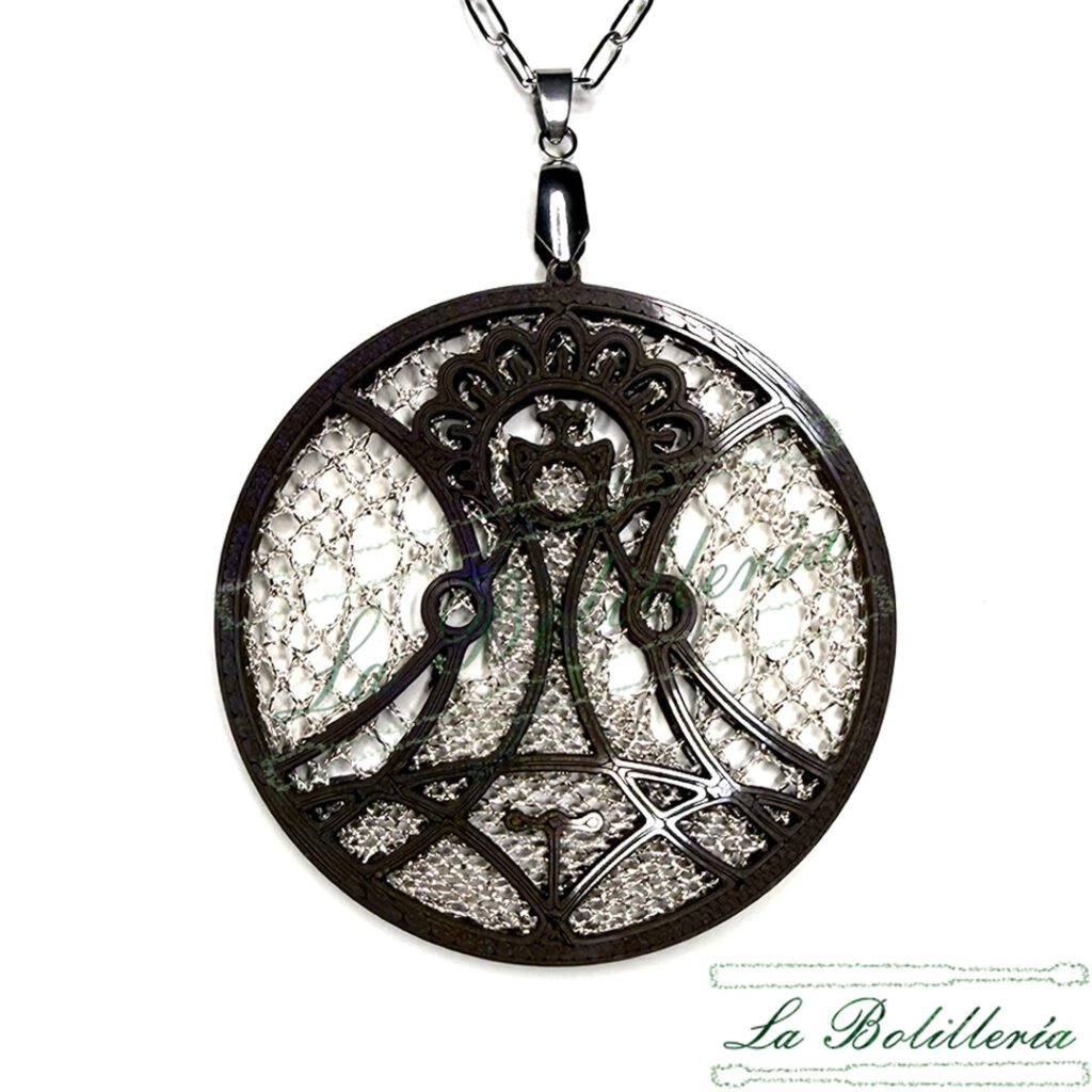 Collar Virgen de Covadonga - La Bolillería - Tu Lugar par el Arte de Los Bolillos