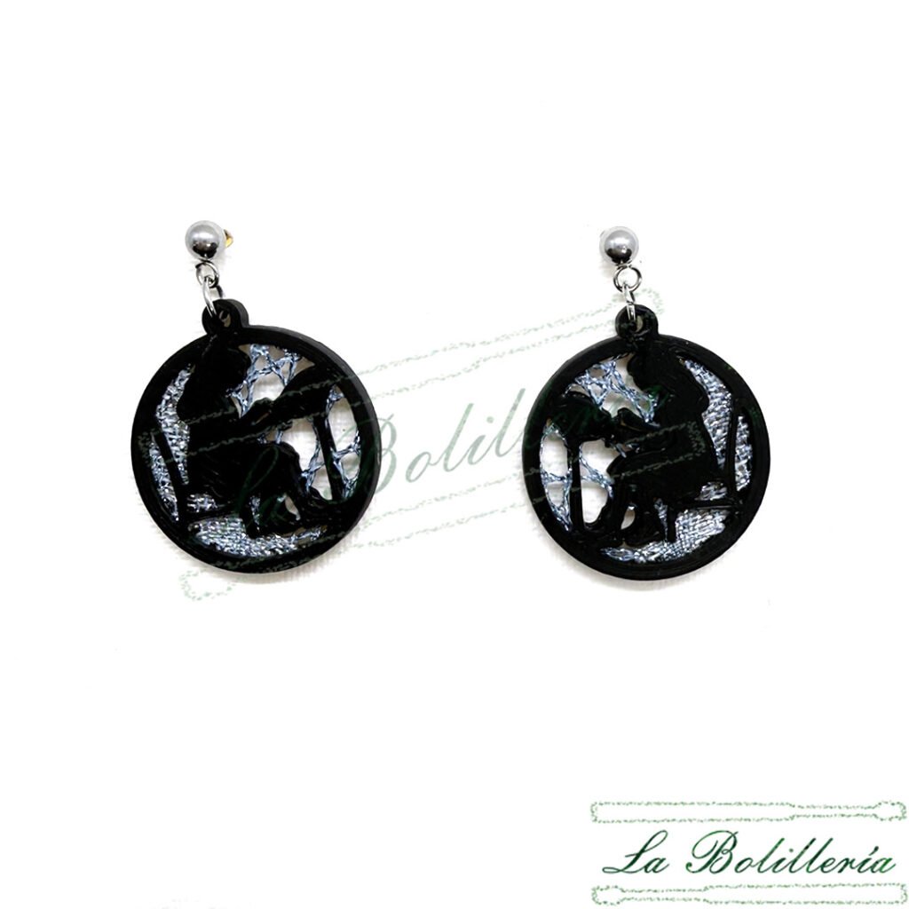 Pendientes Lace Marker Martens - La Bolillería - Tu Lugar par el Arte de Los Bolillos