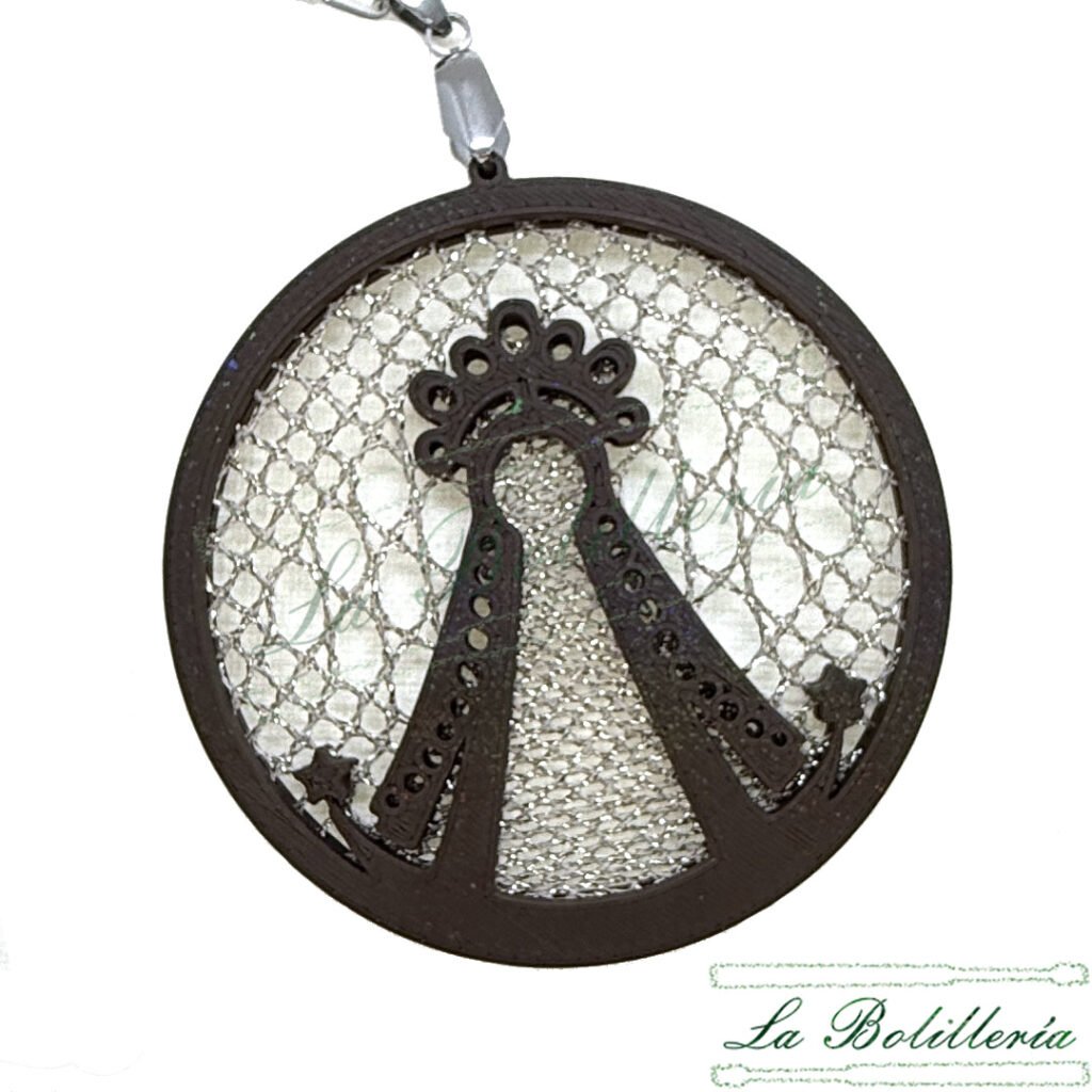 Collar Virgen del Rocío - La Bolillería - Tu Lugar par el Arte de Los Bolillos
