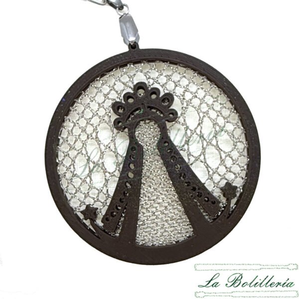 Collar Virgen del Rocío - La Bolillería - Tu Lugar par el Arte de Los Bolillos