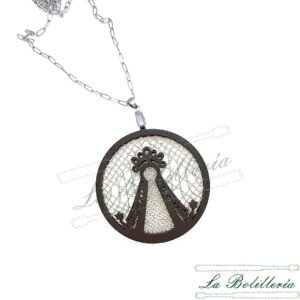 Collar Virgen del Rocío - La Bolillería - Tu Lugar par el Arte de Los Bolillos